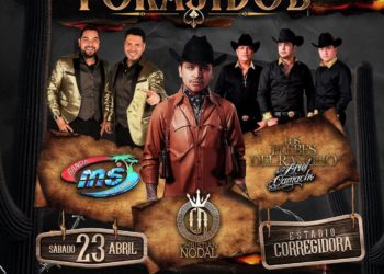 Banda MS, Christian Nodal y Los Plebes del Rancho juntos en un mismo escenario por primera ocasión