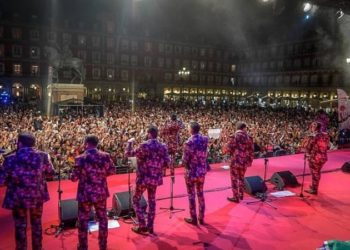 La Banda El Recodo conquistó Madrid.