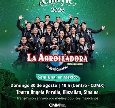 La Arrolladora Banda El Limón llegará a México Canta 2026 como invitada especial