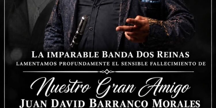 Muere Juan David Barranco, músico de La Imparable Banda Dos Reinas, en explosión